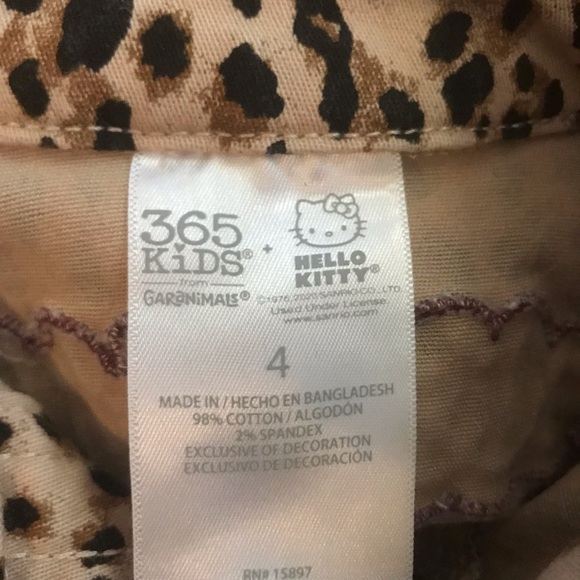 Hello kitty/cheetah Jean jacket - Picture 3 of 3